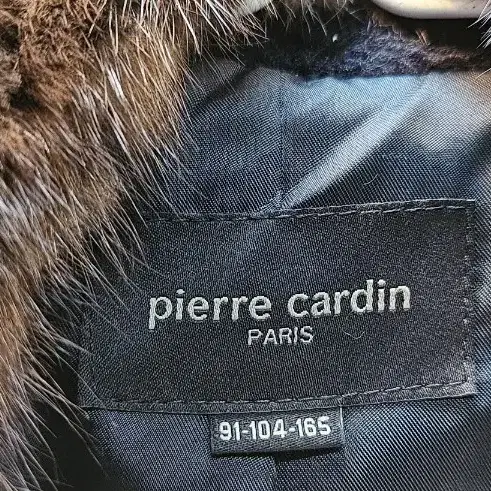 천연밍크코트pierre cardin