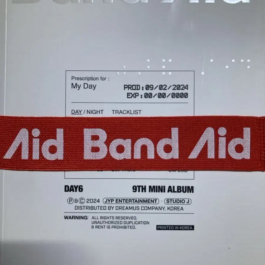 DAY6 Band Aid 앨범 팝니다