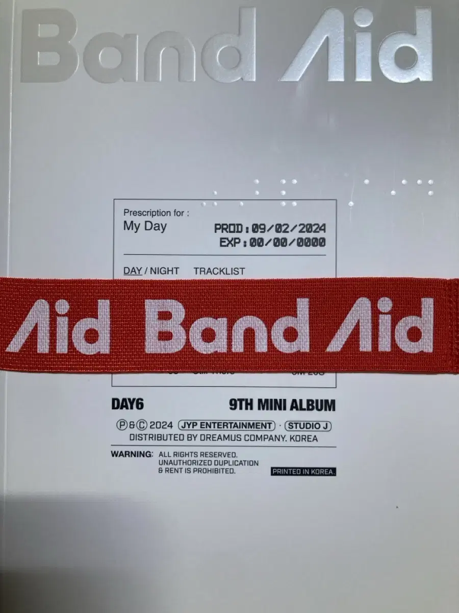 DAY6 Band Aid 앨범 팝니다