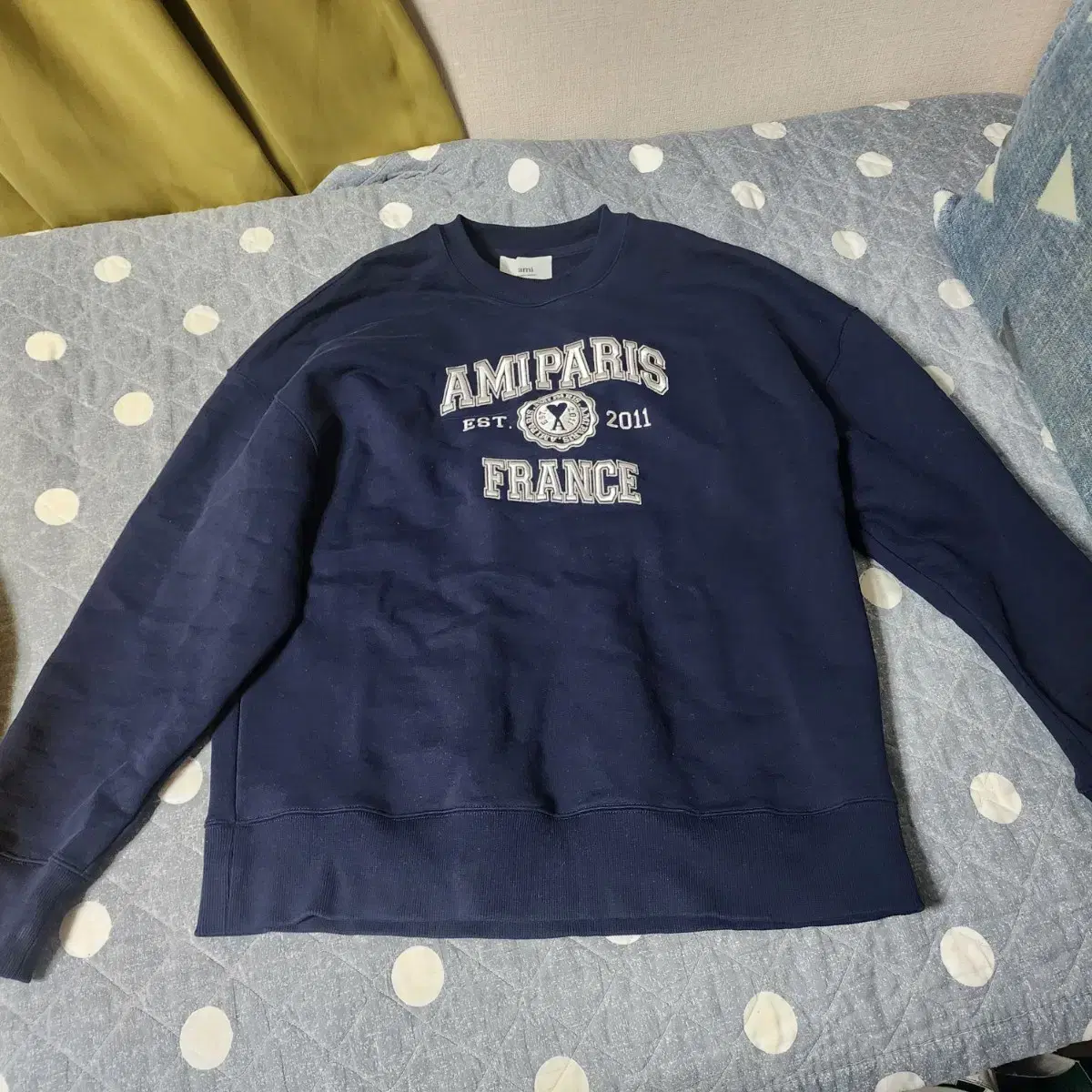 AMI 맨투맨 Paris France Sweatshirt [XL]