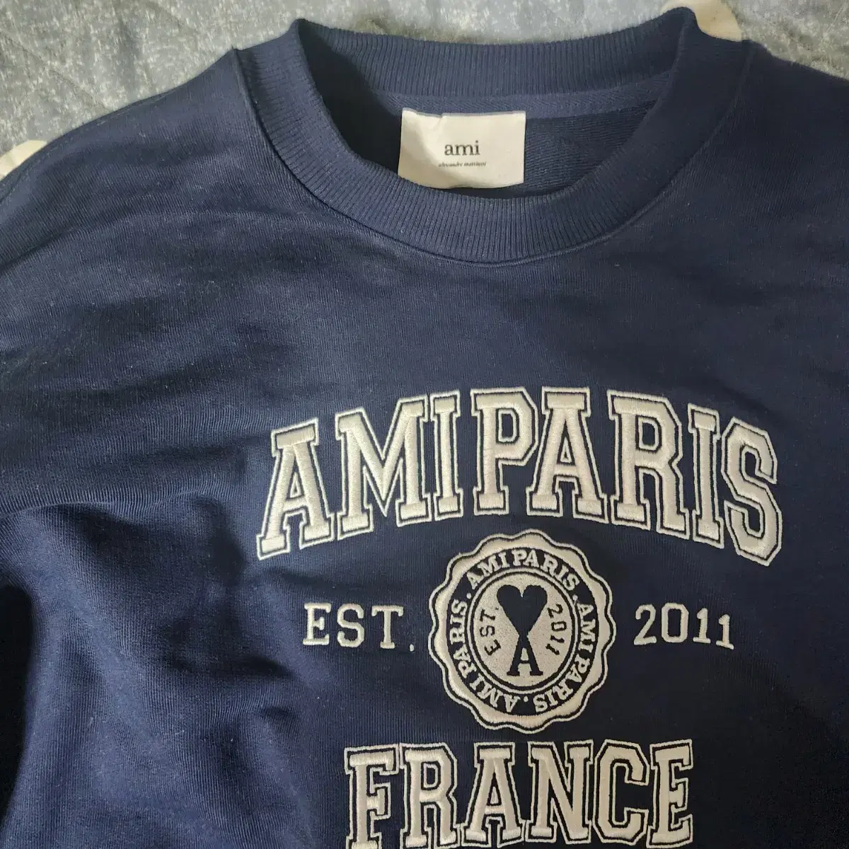 AMI 맨투맨 Paris France Sweatshirt [XL]