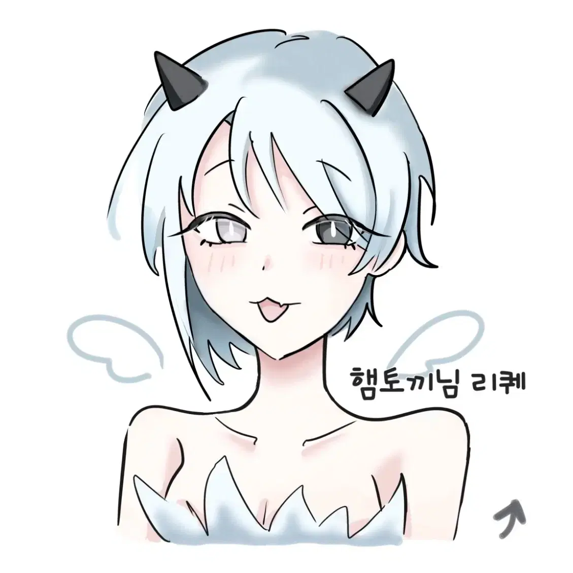 급전 그림 두상 커미션