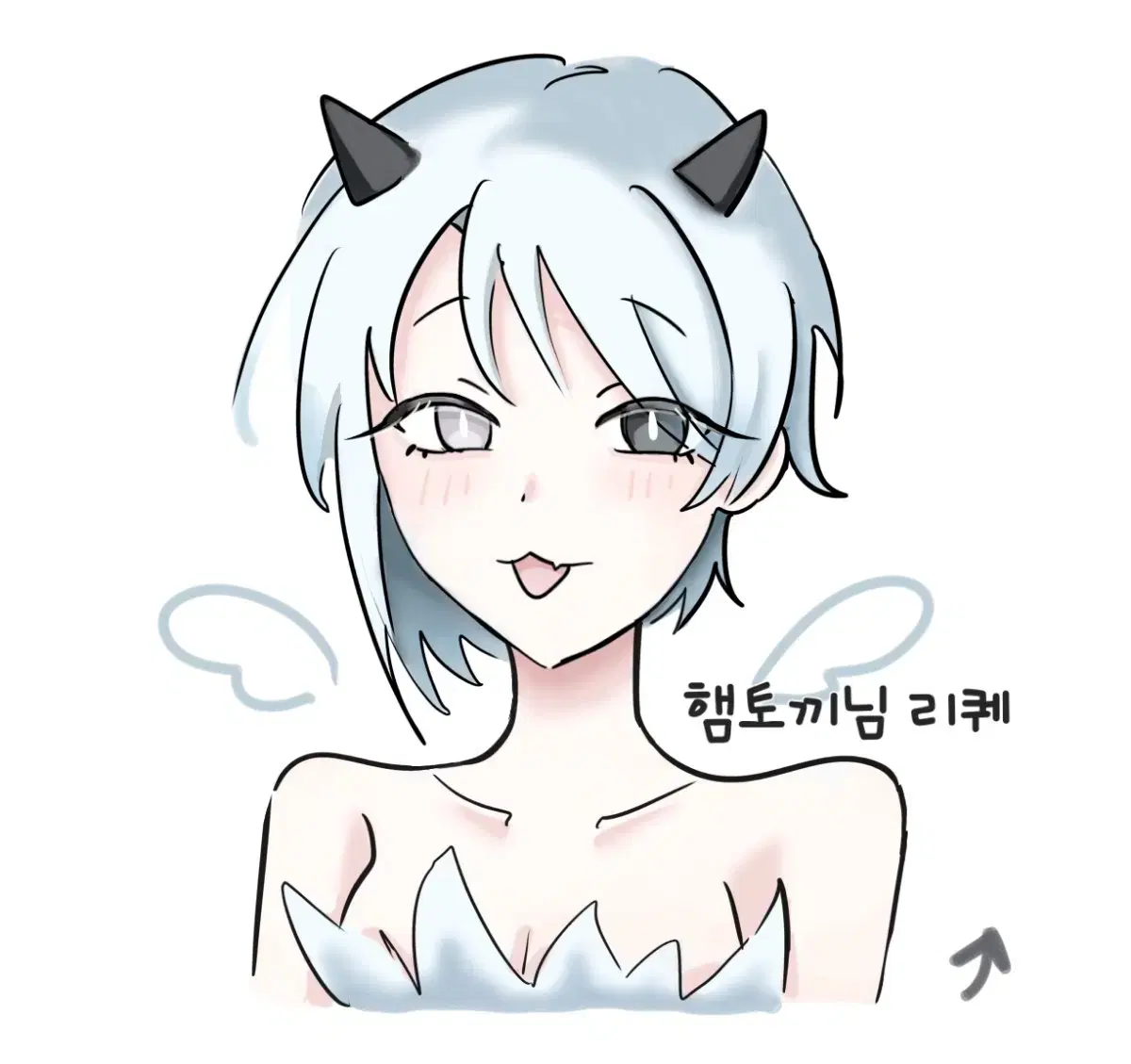 급전 그림 두상 커미션