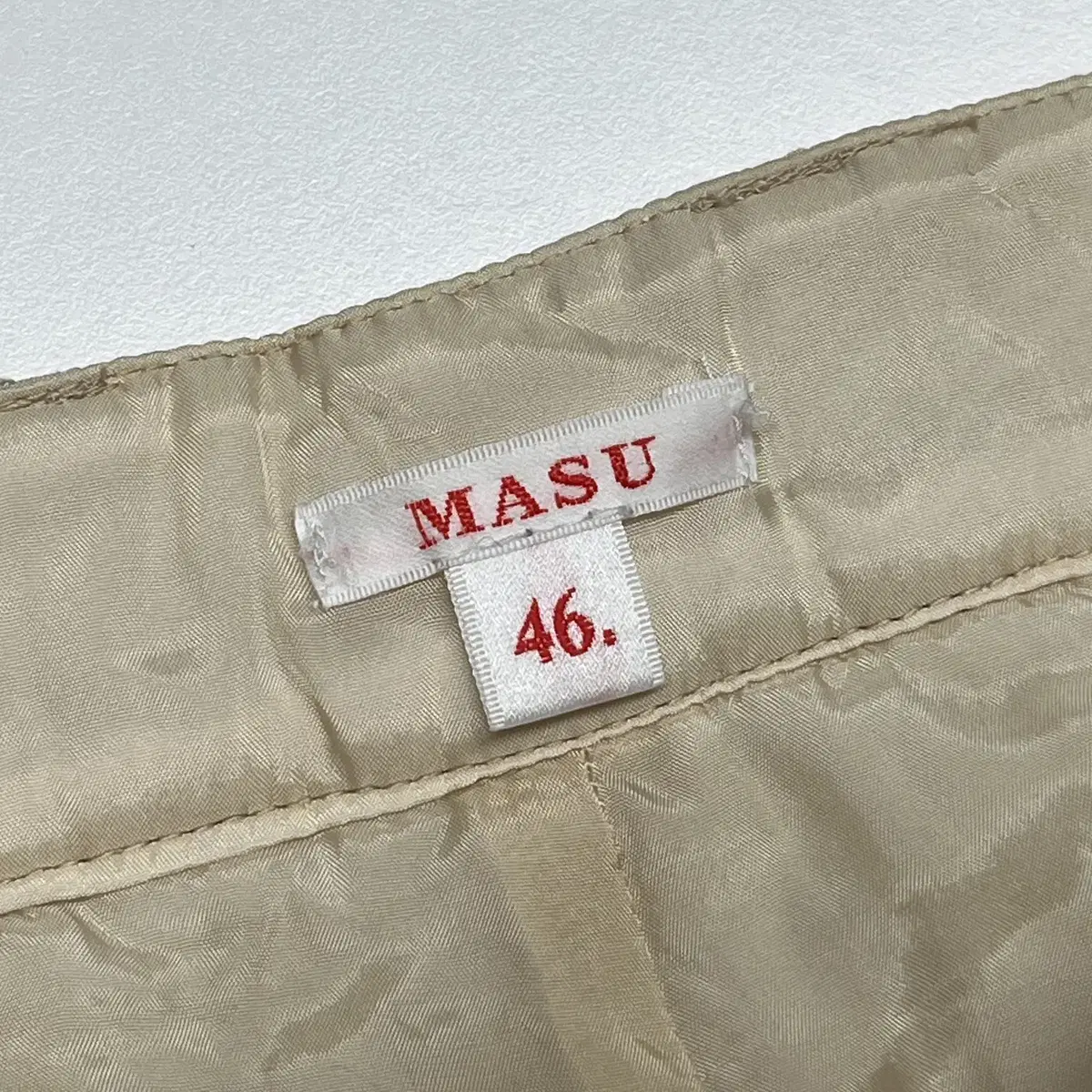 MASU 21aw 싸이키델릭 퀄팅 트라우져