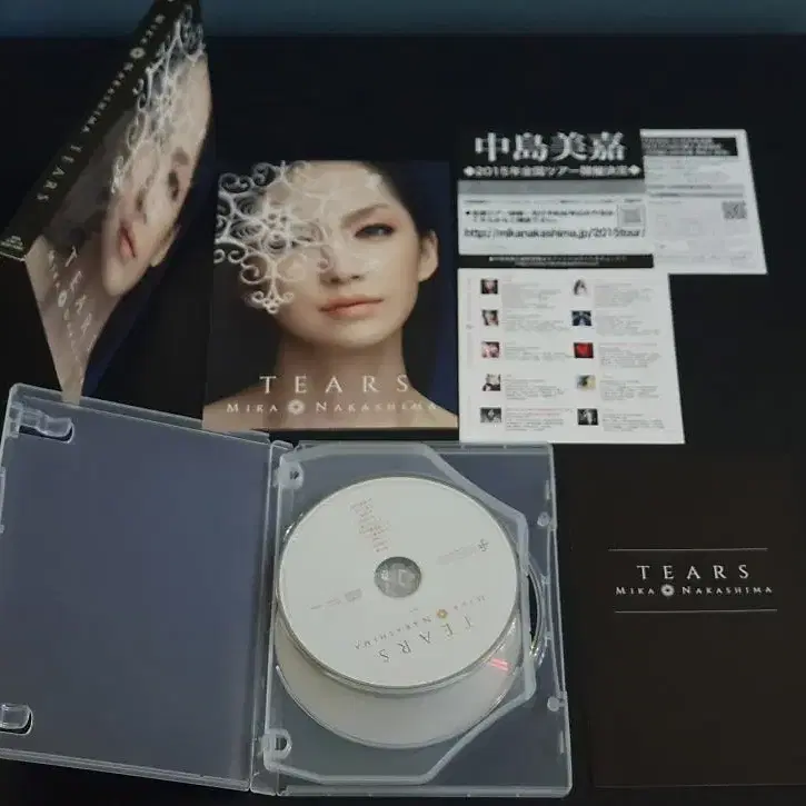 나카시마미카 앨범 TEARS (2CD+DVD) 한정반 싱글컬렉션 음반