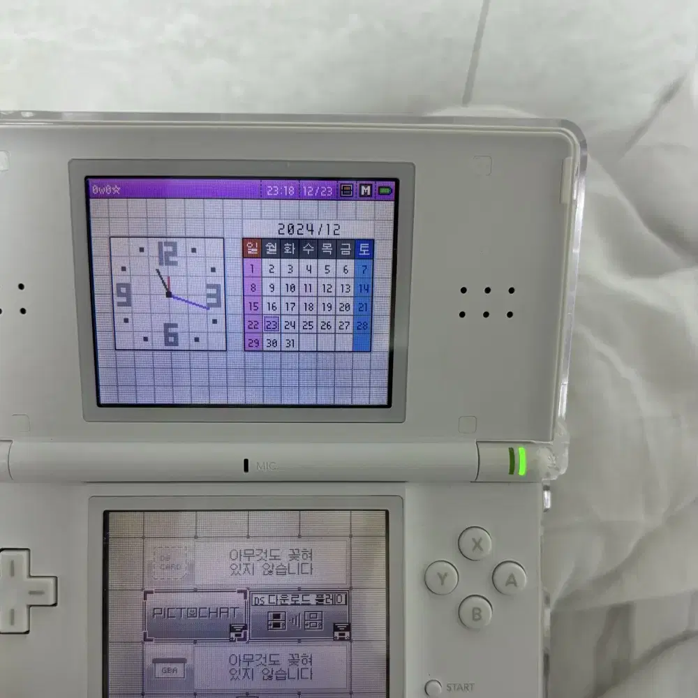 닌텐도 ds lite 화이트