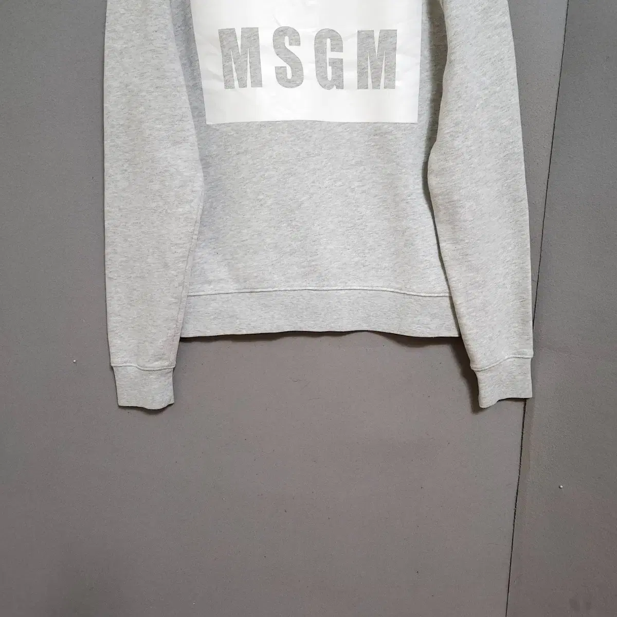 MSGM 안기모 맨투맨 S    n0329    애슐리상점