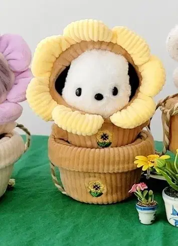 10cm 인형옷 꽃화분 화분 옷장 삼둥이 해바라기 솜깅