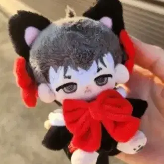 10cm 무속성 인형 블랙탄 강쥬