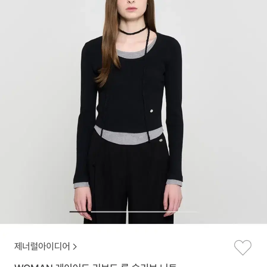 제너럴아이디어 니트 새상품