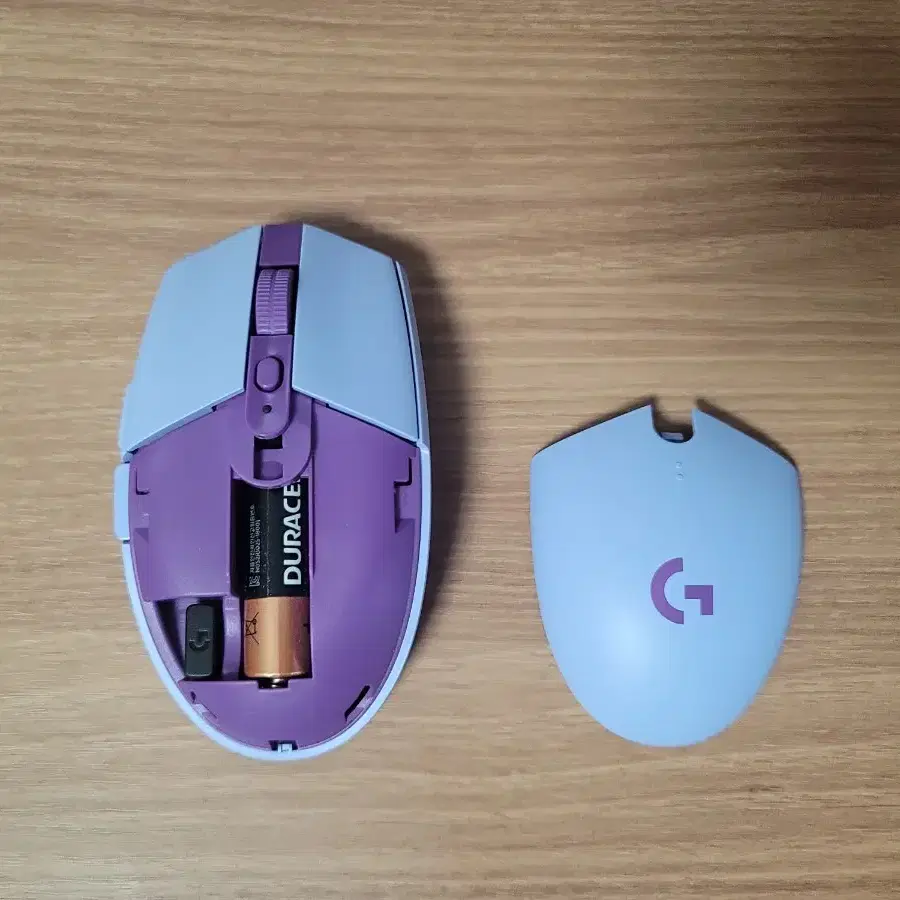 로지텍 G304 퍼플 유부남에디션 저소음 마우스