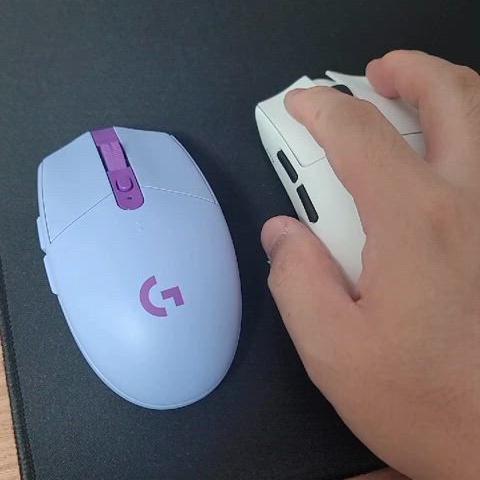 로지텍 G304 퍼플 유부남에디션 저소음 마우스