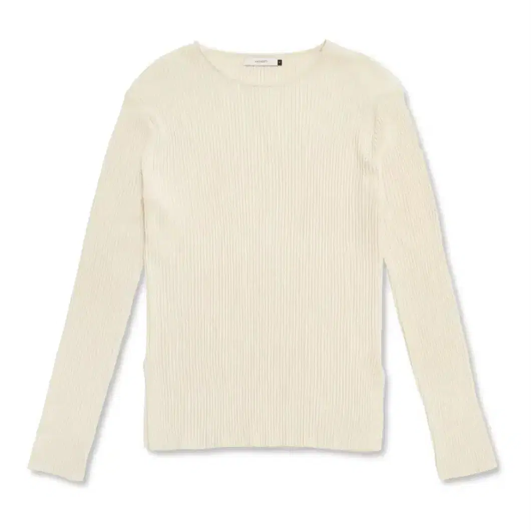 아모멘토 립 라운드 니트 M Mens rib round knit