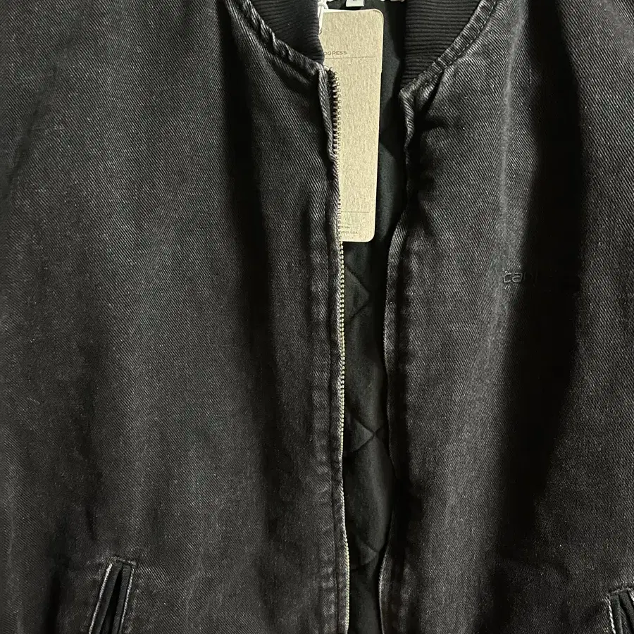 칼하트WIP PAXON BOMBER BLACK/BLACK STONE WA