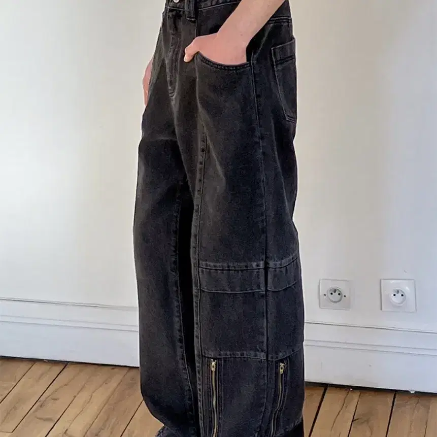 다로 daro MARCEL Paneled Denim Pants 1사이즈