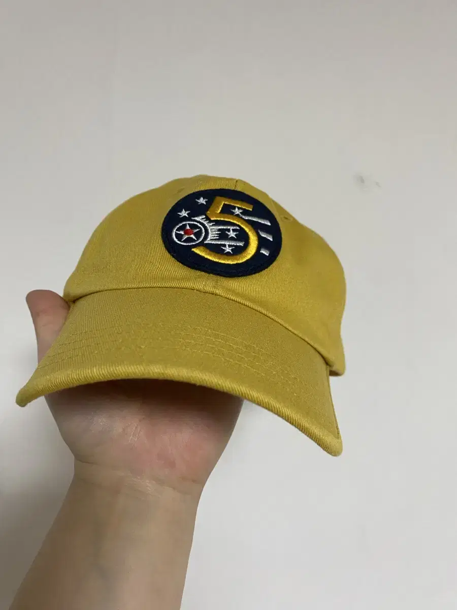 아웃스탠딩 MIL PATCH NO.5 CAP MUSTARD CAP