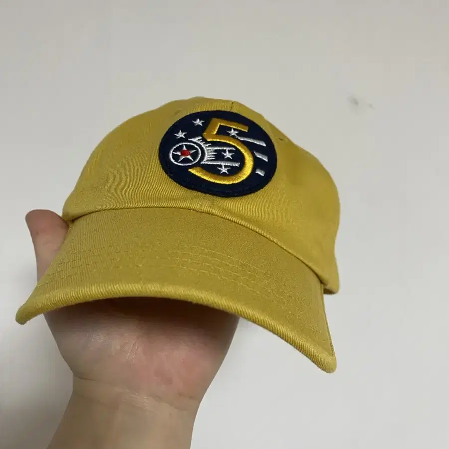 아웃스탠딩 MIL PATCH NO.5 CAP MUSTARD CAP