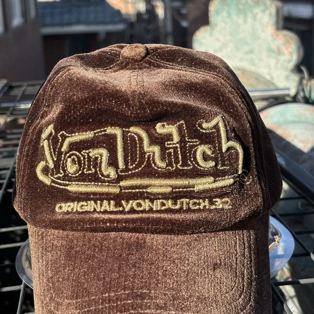 Von Dutch 본더치 브라운 y2k 빈티지 볼캡