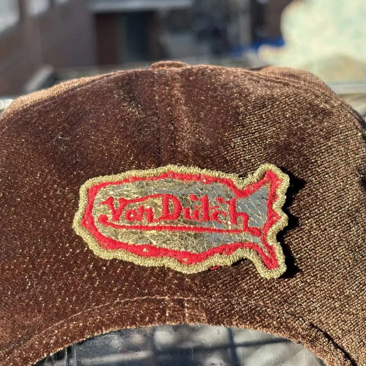 Von Dutch 본더치 브라운 y2k 빈티지 볼캡