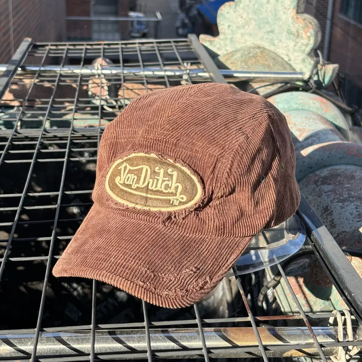 Von Dutch 본더치 브라운 골덴 빈티지 볼캡