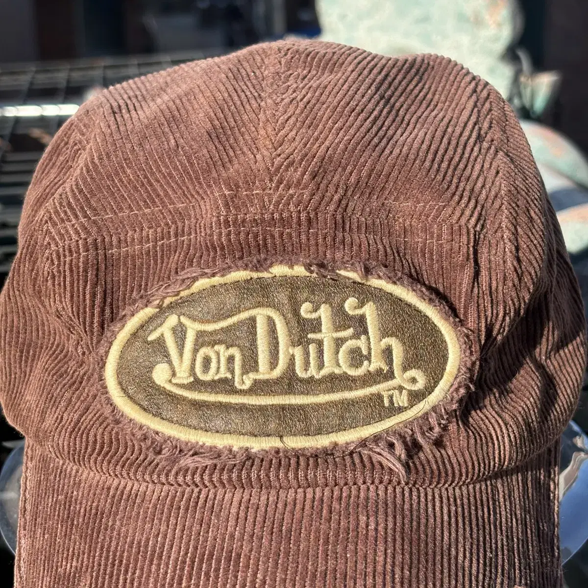 Von Dutch 본더치 브라운 골덴 빈티지 볼캡