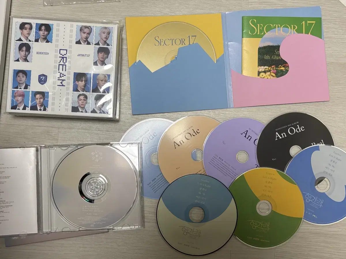 Seventeen CDs sell 500 each