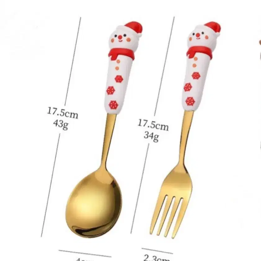 새 상품) 크리스마스 스푼&포크 세트