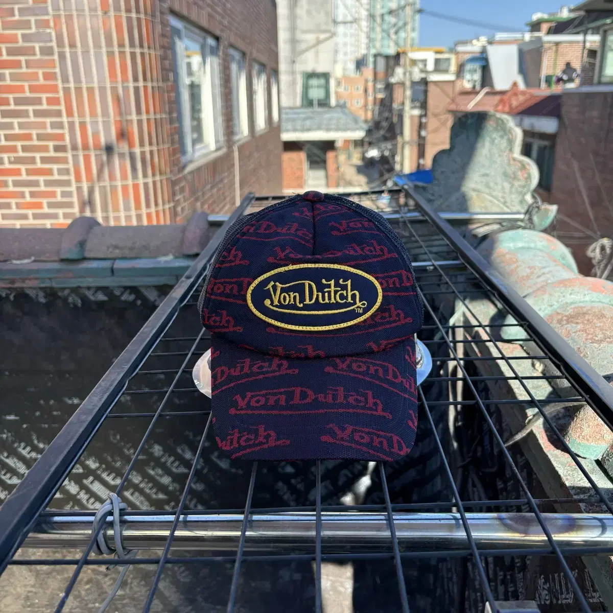 Von Dutch 본더치 멀티로고 디테일 볼캡