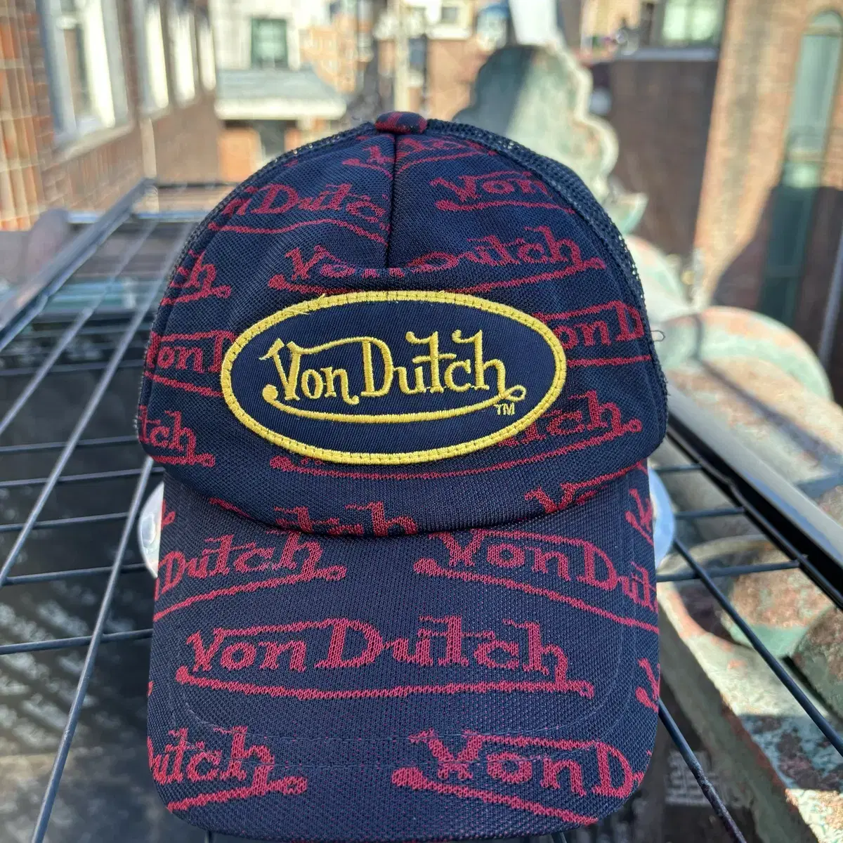 Von Dutch 본더치 멀티로고 디테일 볼캡