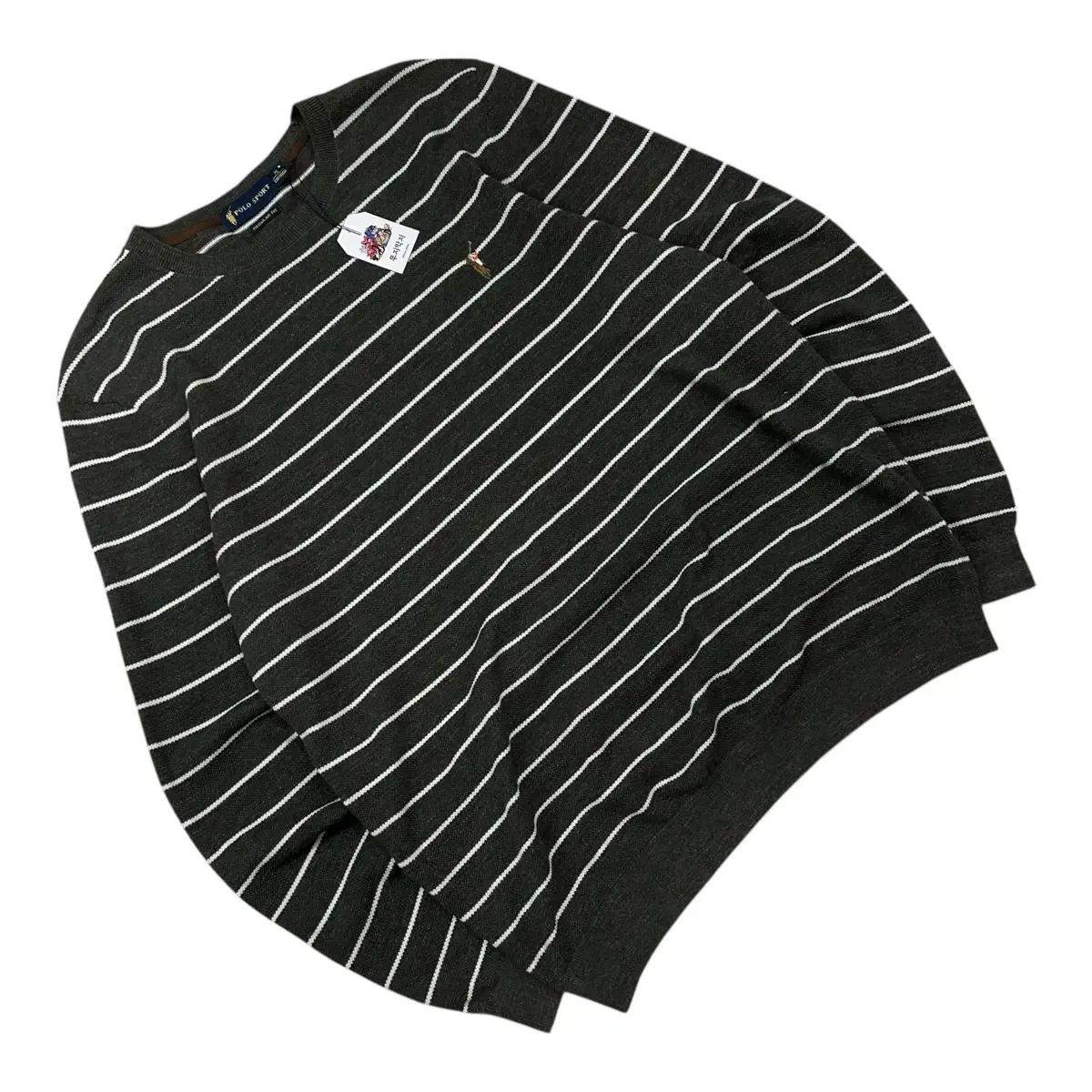 [XL] Polo Sport Stripe Roundneck Knit