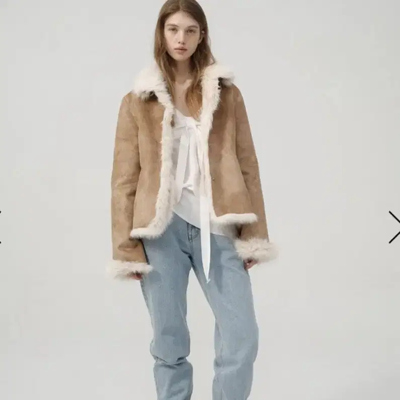 더바넷 무스탕 Katey Eco Shearling Jacket 새제품