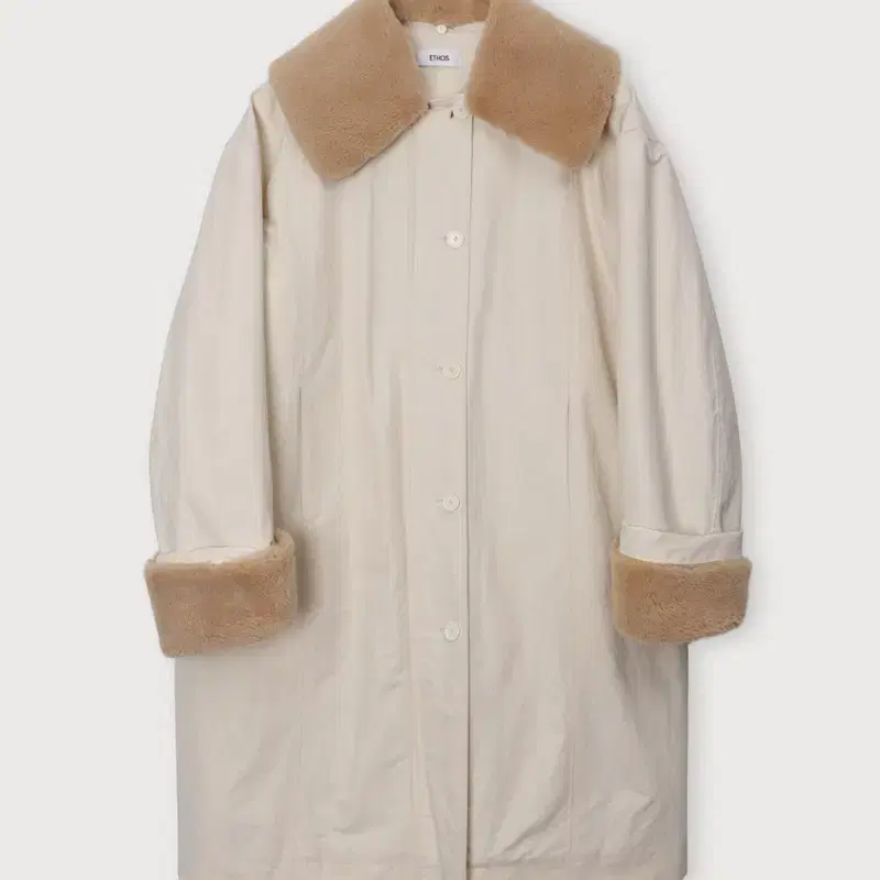 에토스 COLLAR SHEARING COAT 시어링 코트