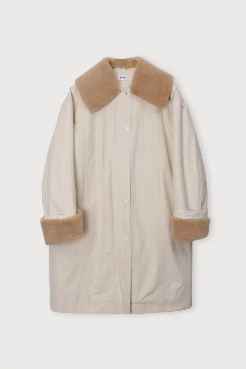 에토스 COLLAR SHEARING COAT 시어링 코트