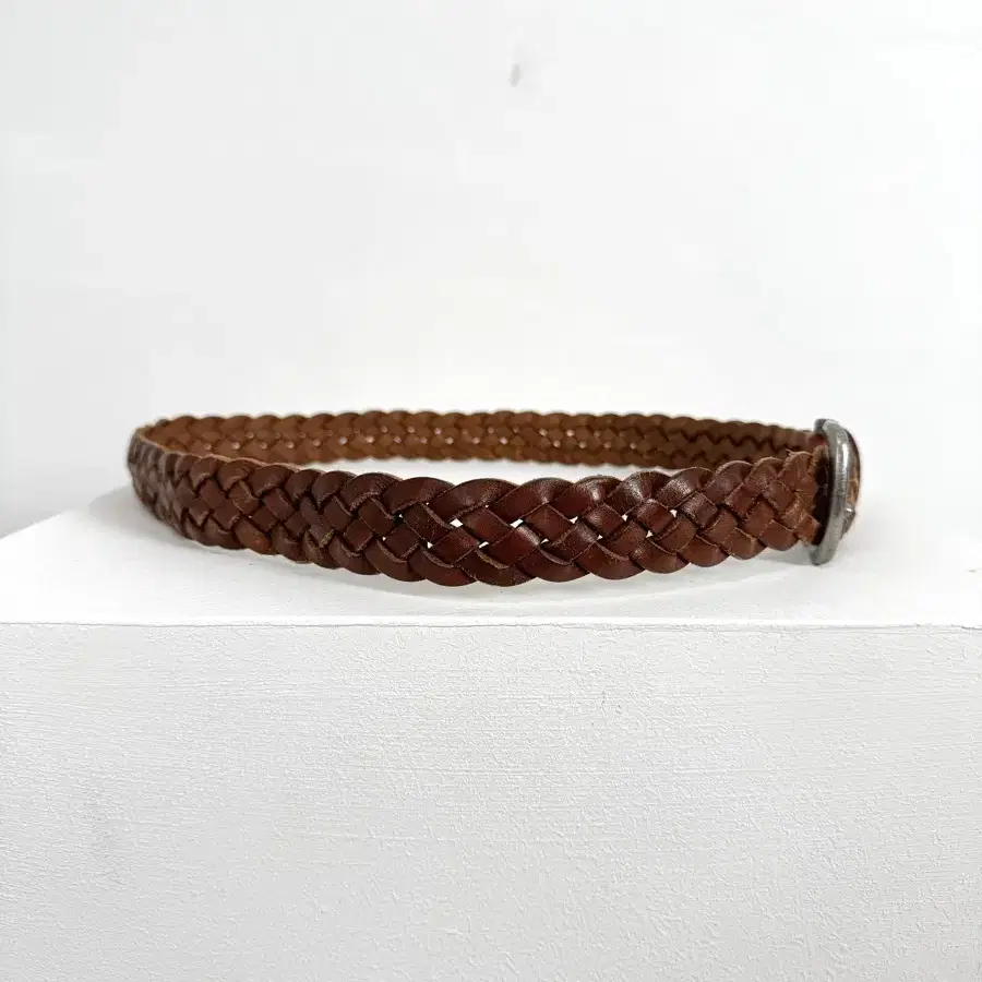 Vintage Woven Leather Belt