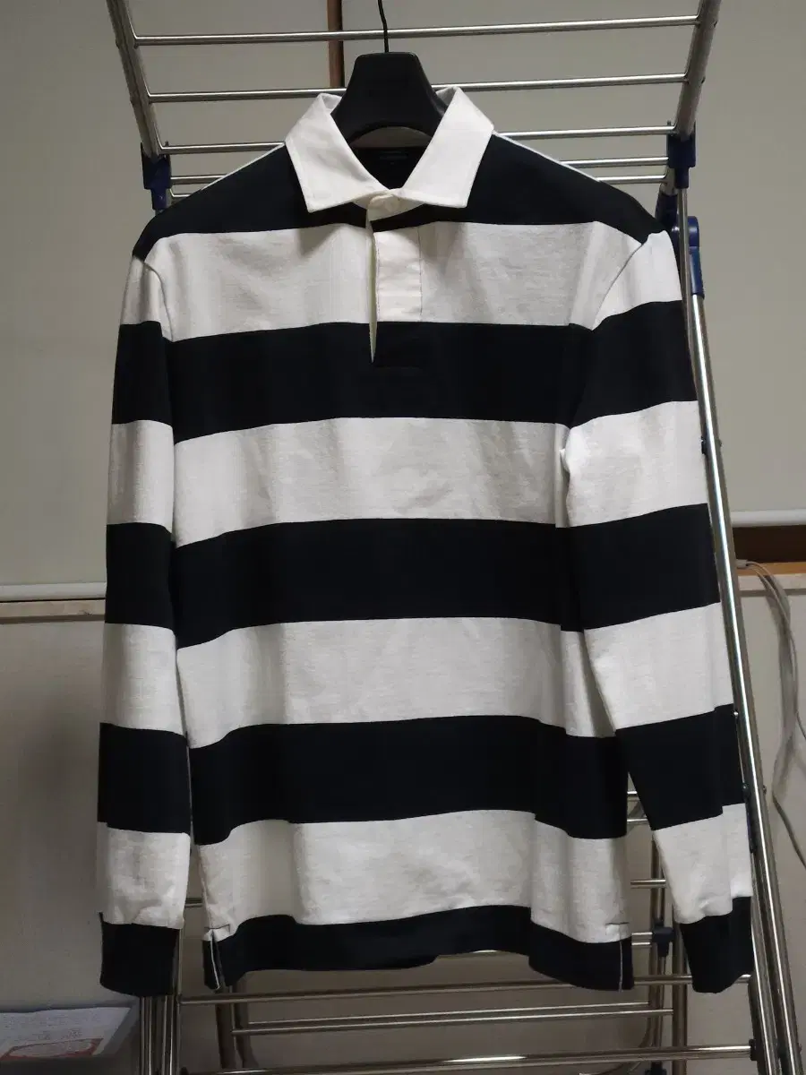 Plain Striped Rugby Shirt