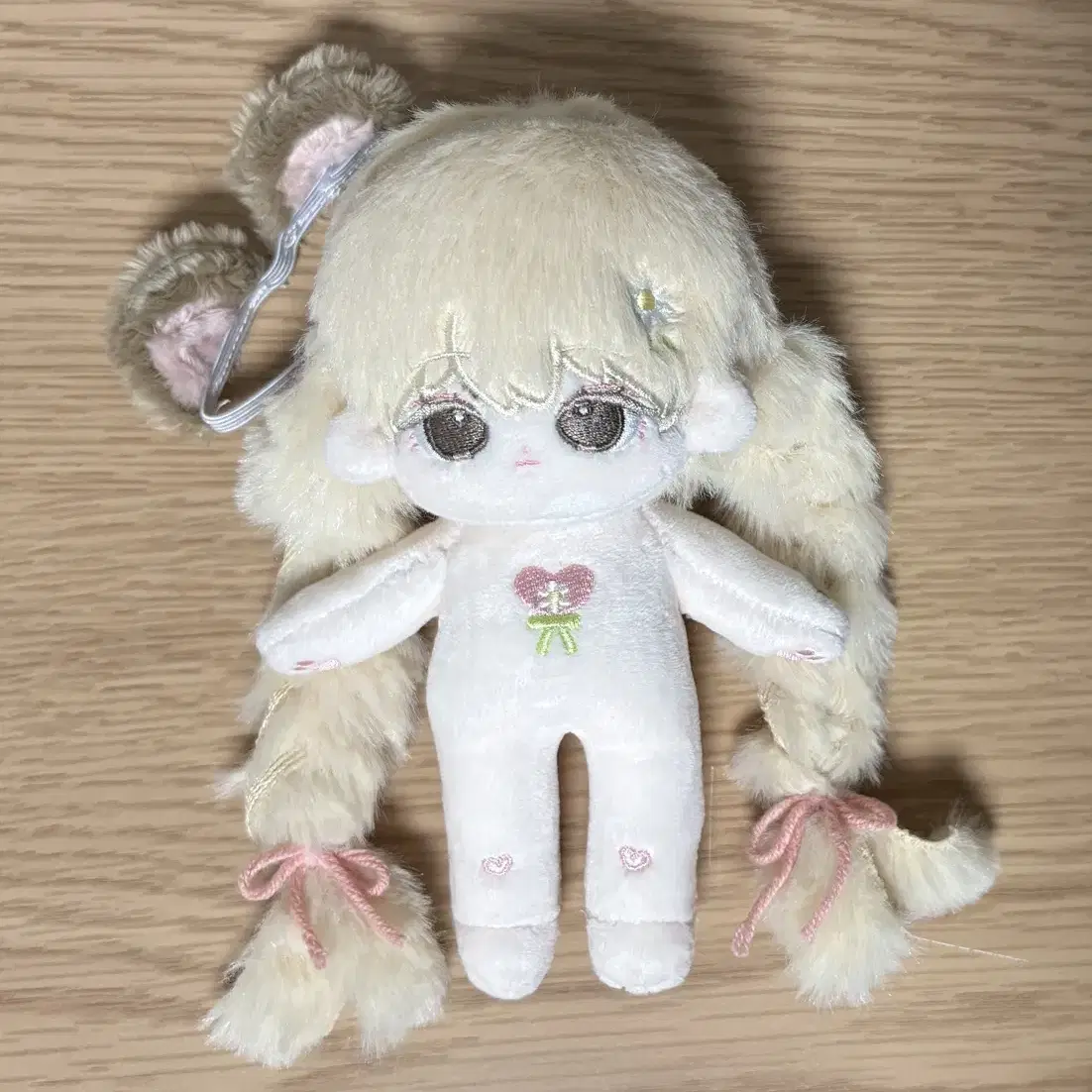 무속성 솜인형 토끼털 세미롱 곰듀리 13cm