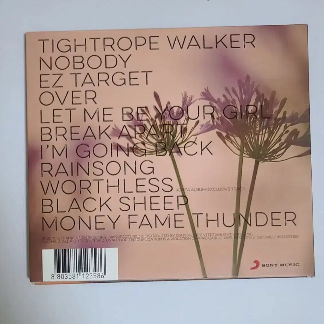 레이첼 야마가타 Tightrope Walker 앨범 시디 CD