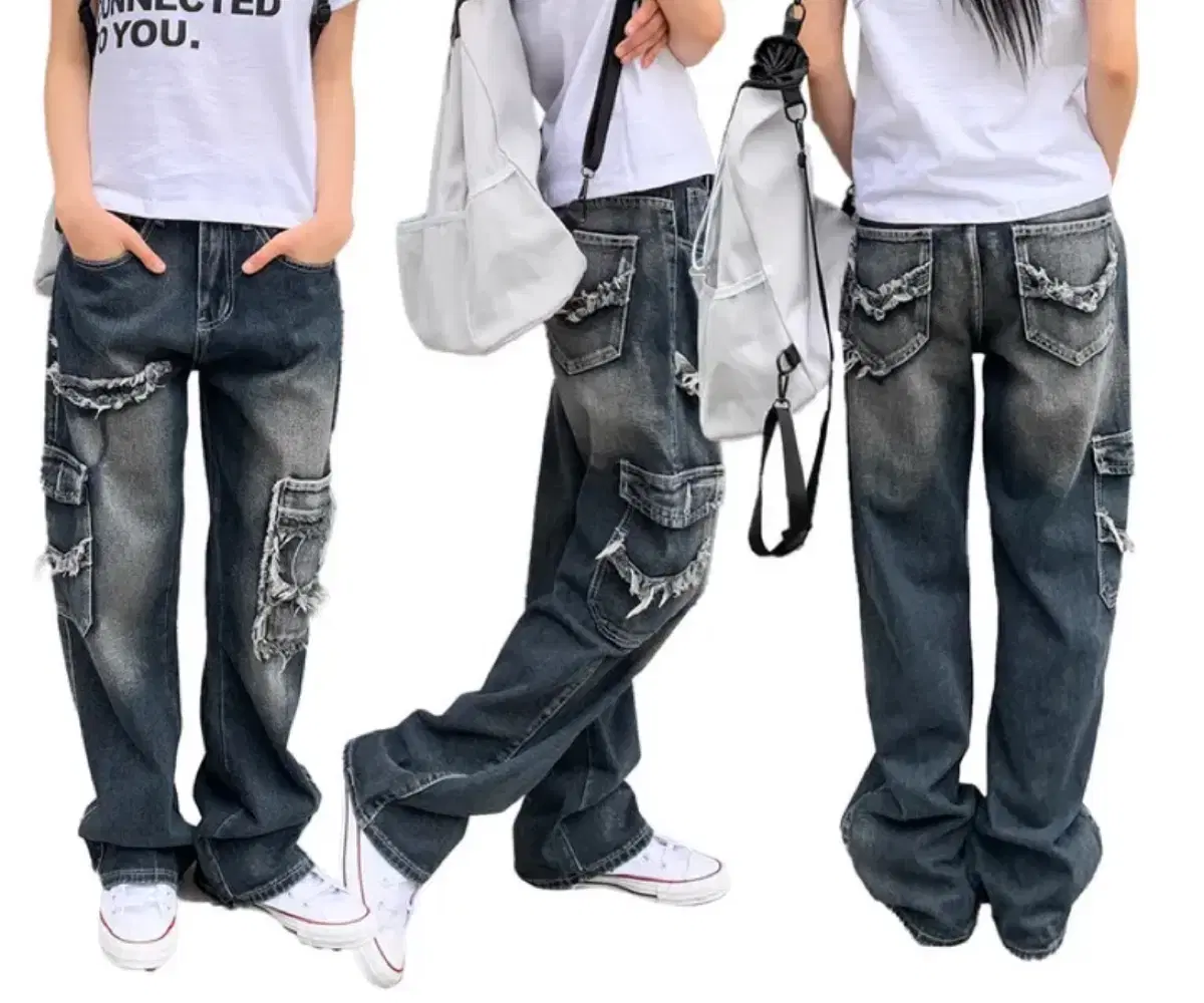 아쿠비클럽 begin stitch pocket cargo pants