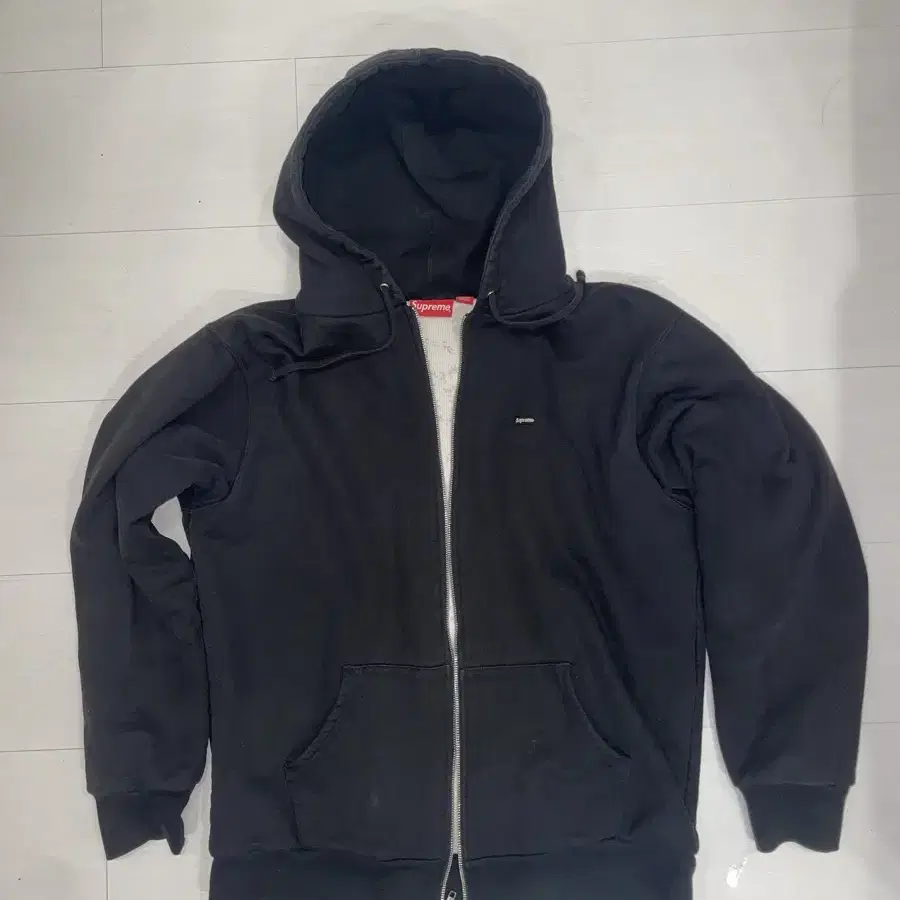 2000s Supreme thermal hoodie zipup  XL