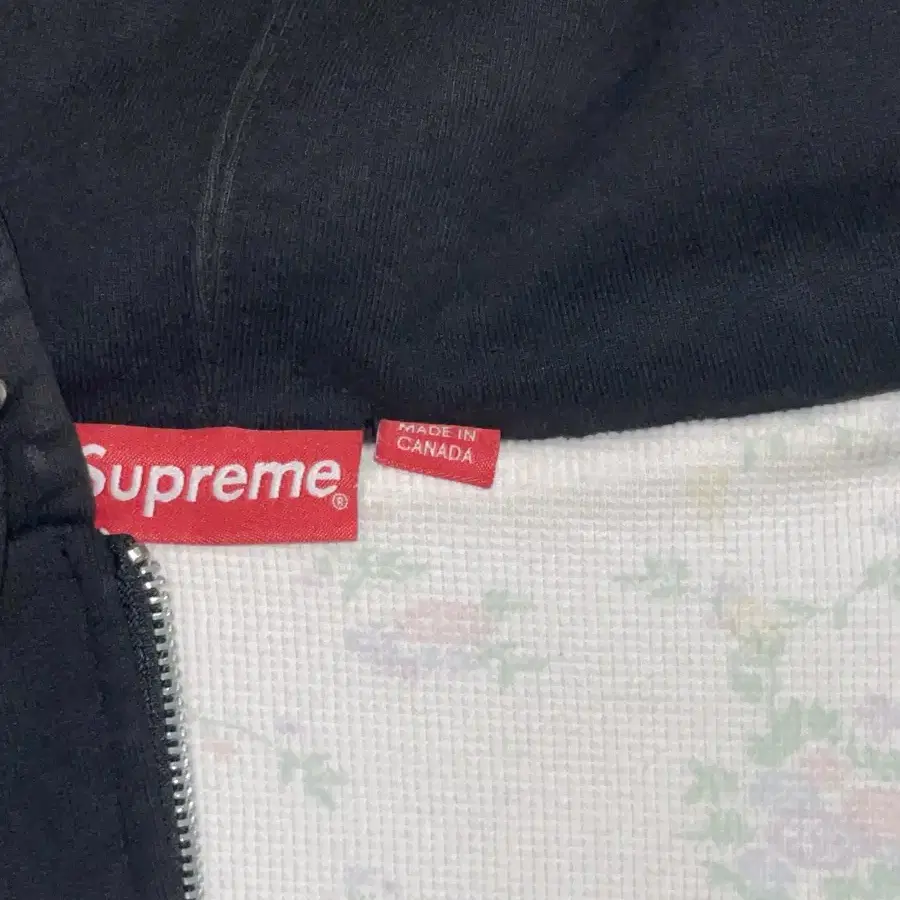 2000s Supreme thermal hoodie zipup  XL