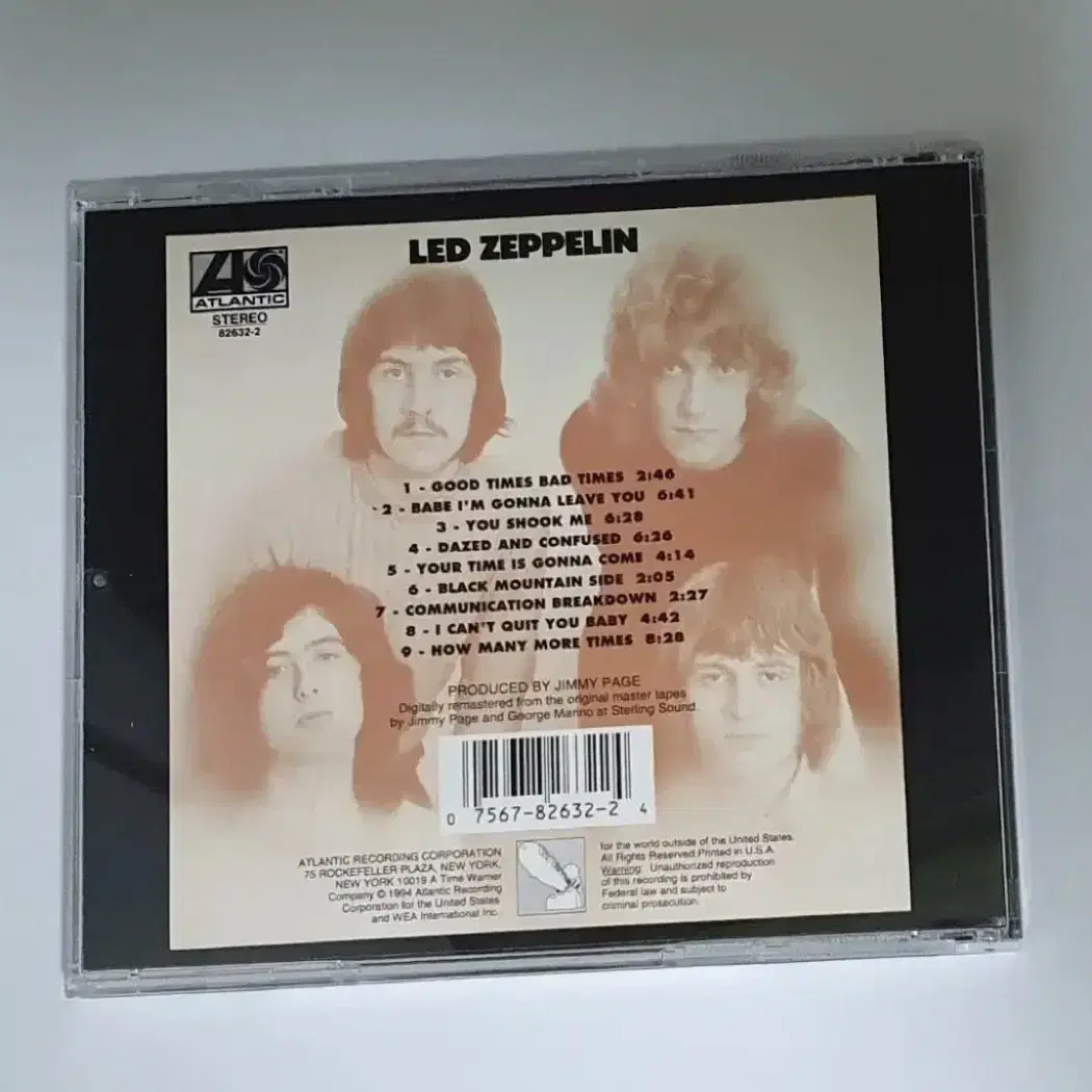 레드 제플린 Led Zeppelin 앨범 시디 CD