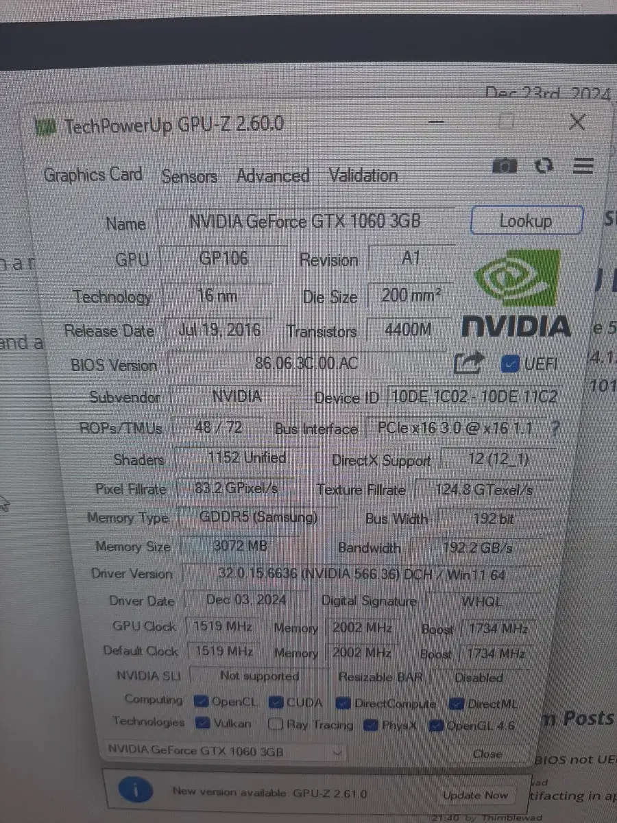 gtx 1060 3g