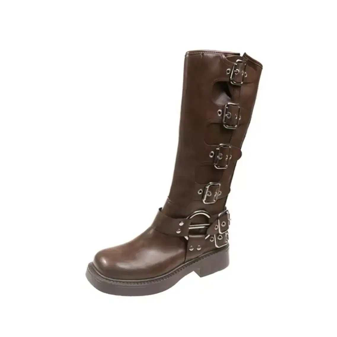 Low long boot(brown)