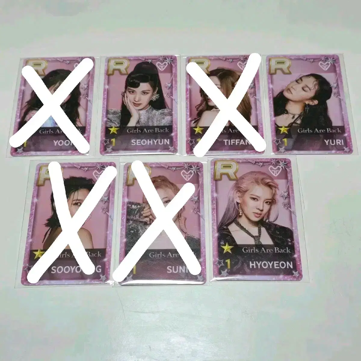 (Unsealed) superstar sm girls generation Best Star Photo Card SUPERSTAR SSM