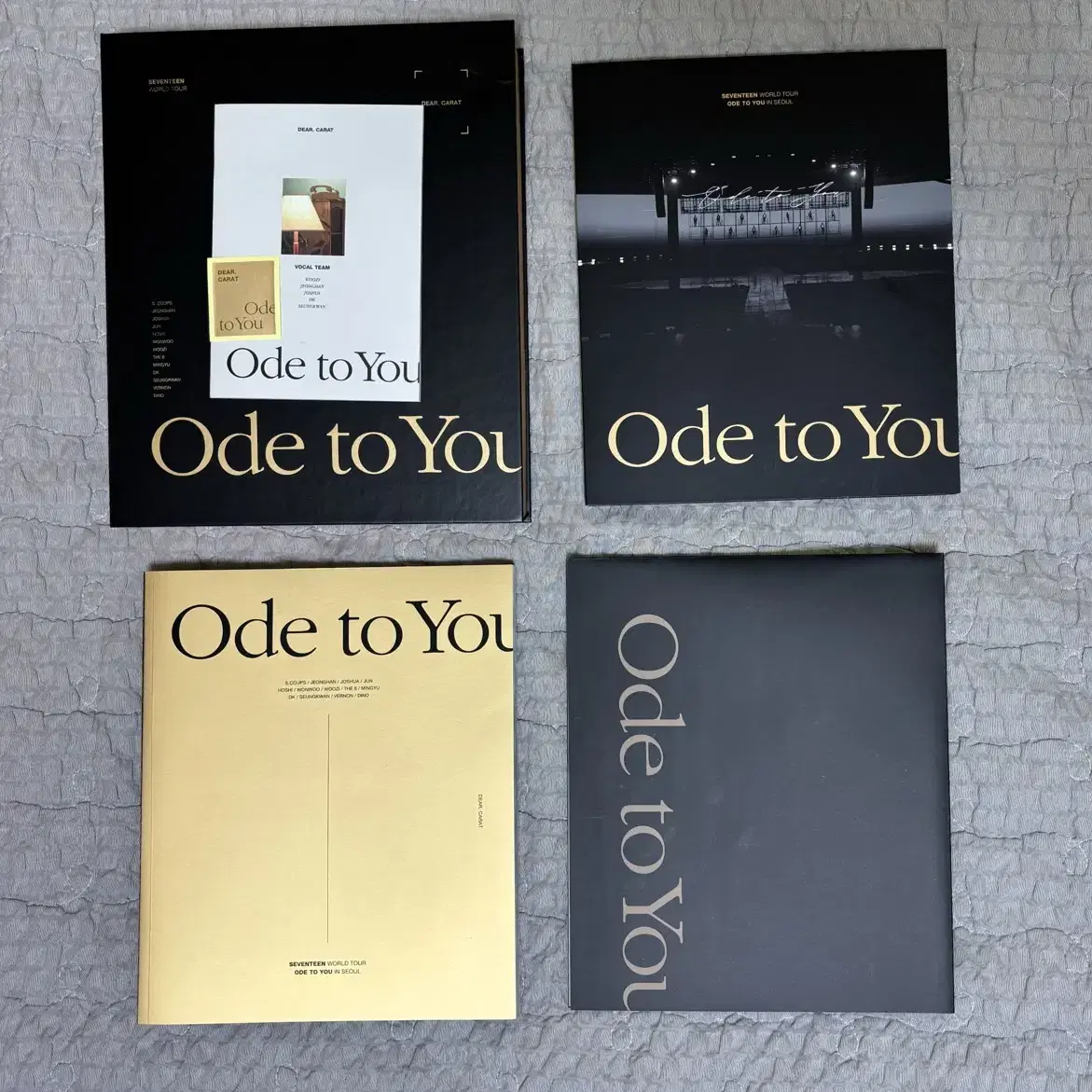 세븐틴 ode to you 콘서트 dvd 양도