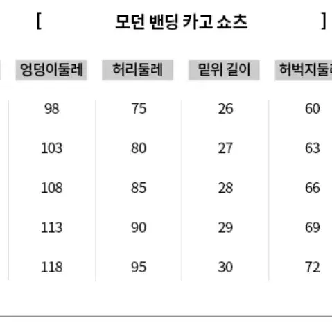 (균일가) 리바이스, 스파오 카고 반바지 34 35