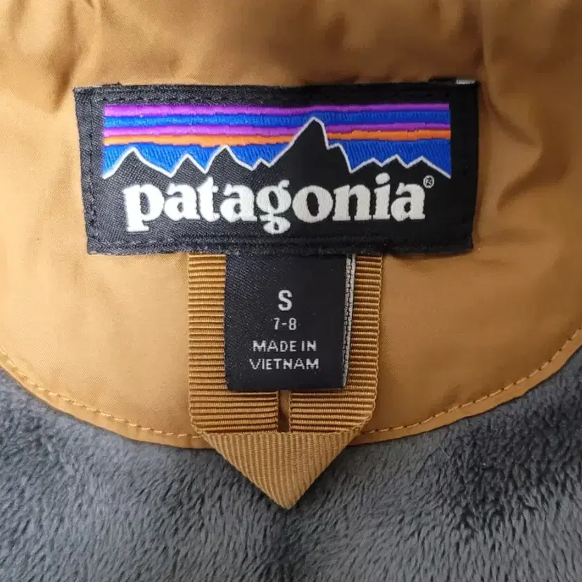 파타고니아 patagonia 후디집업 솜패딩 주니어 S(7~8호)