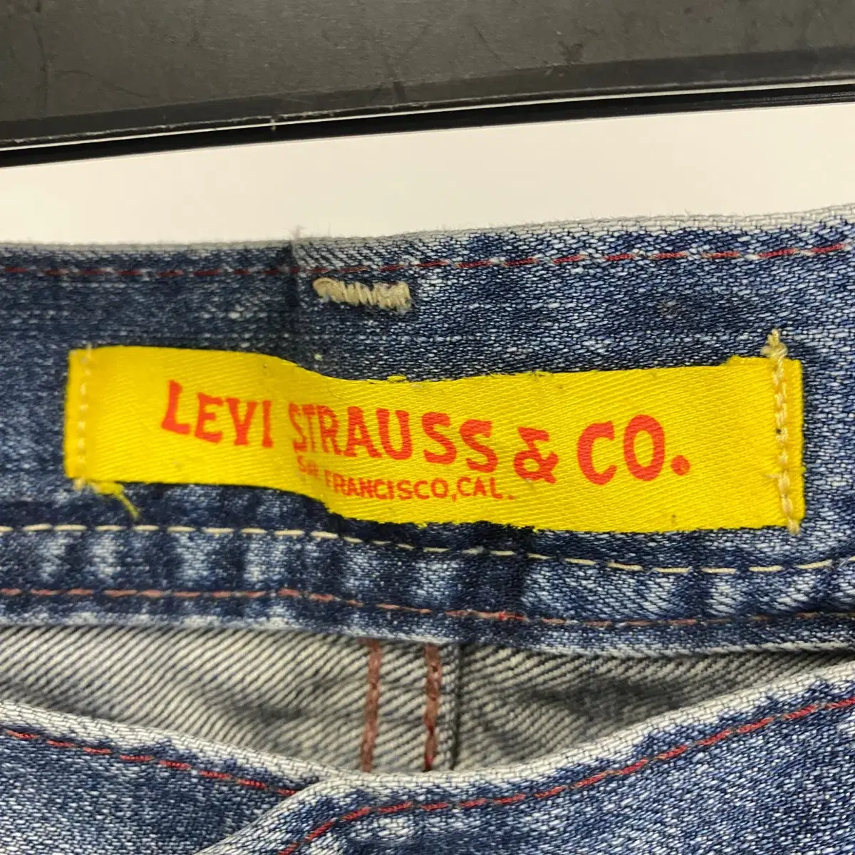 빈티지 LEVI'S 로우 라이즈 데님 팬츠