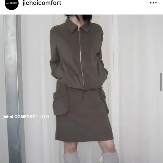 Jichoi Jichoi Comfort Fleece Shirt Jacket Milk Brown #지초이