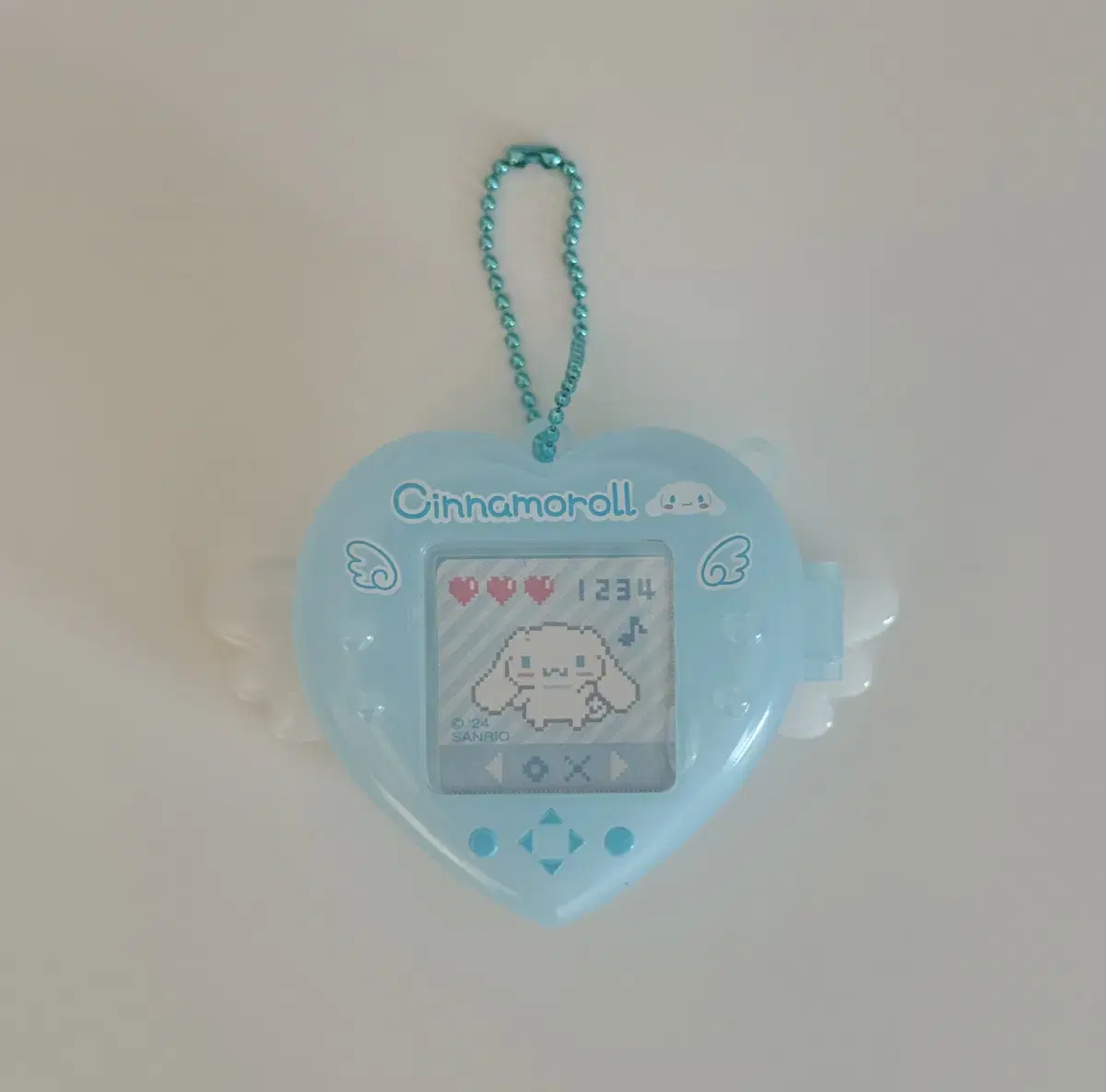 Sanrio Cinnamon Roll Mizuiro Bloo Days Game Machine Keyring